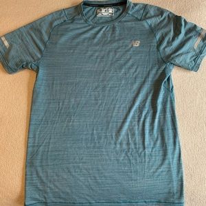 New Balance Running Heathertech T-Shirt Size Small